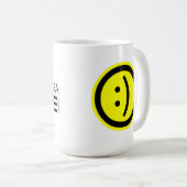 余分スマイルのマグは行きます コーヒーマグカップ (正面右)