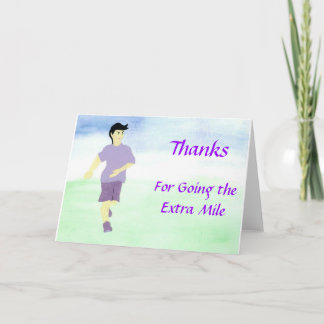 余分マイルのnotecard行きます サンキューカード