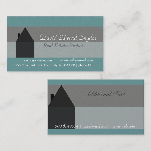 余分報酬の最も最高のな家の家の維持 名刺 (正面/裏面)