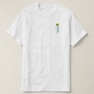 余分teresticleの前部および背部 tシャツ