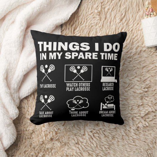 余暇のラクロス クッション (ブランケット)