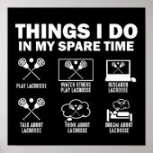 余暇のラクロス ポスター (正面)