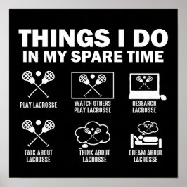 余暇のラクロス ポスター