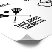 余暇のラクロス ポスター (角)