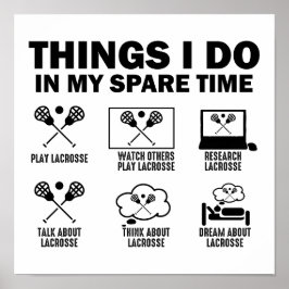余暇のラクロス ポスター