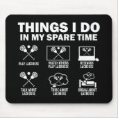 余暇のラクロス マウスパッド (正面)