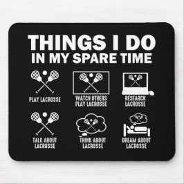 余暇のラクロス マウスパッド