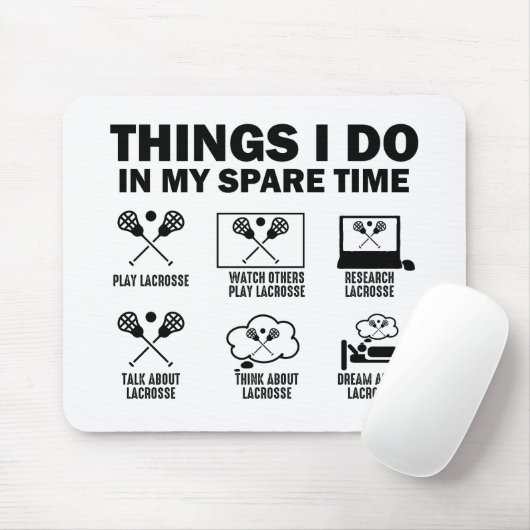 余暇のラクロス マウスパッド (マウス)