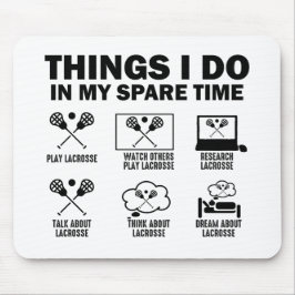 余暇のラクロス マウスパッド