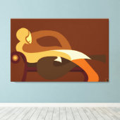 余暇の人 キャンバスプリント (インサイチュ (ウッドフロア))