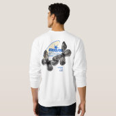 余暇の必需品/バタフライプリント スウェットシャツ (裏面フル)