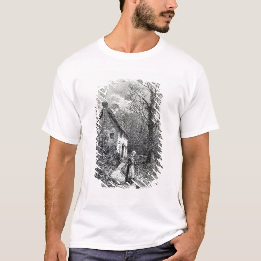 「余暇時間」からの最初花、1888年 Tシャツ (正面)