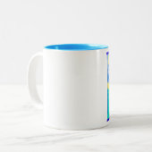 余暇猫のマグ ツートーンマグカップ (正面左)