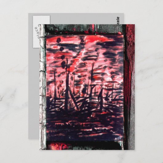 余波 ポストカード (正面/裏面)