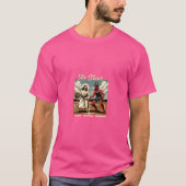 余生バスケットボール協会おもしろいイエスvsサ tシャツ (正面)