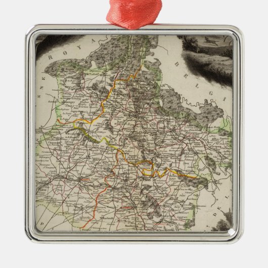 余白イラスト メタルオーナメント (正面)