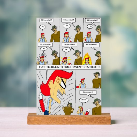 作ったの？ アクリルサイン (ニュートラル)