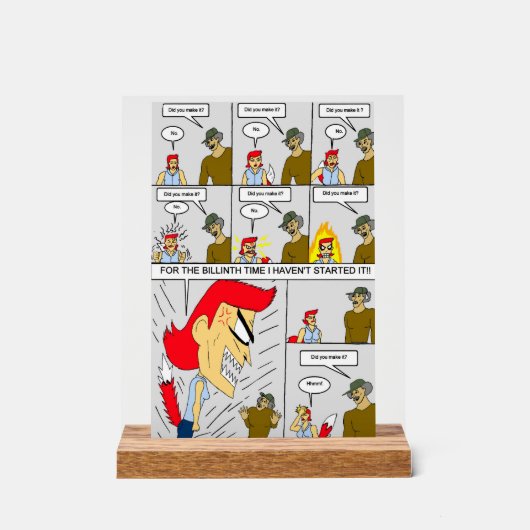 作ったの？ アクリルサイン (正面)