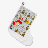 作ったの？ ラージクリスマスストッキング (正面 (吊り時))