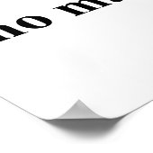 作ってやる！ブラックテキスト ポスター (角)