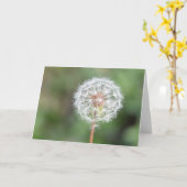 作って下さい願いの挨拶状(中ブランク)を カード (黄色い花)