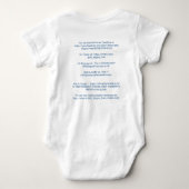 "作って下さいBPDを汚名なしに!" ロゴの野球ジャージー Tシャツ (裏面)