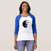 "作って下さいBPDを汚名なしに!" ロゴの野球ジャージー Tシャツ (正面フル)