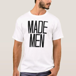 作られた人白のTシャツ Tシャツ