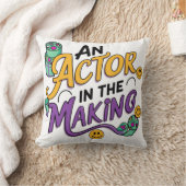 作りの役者 クッション (ブランケット)