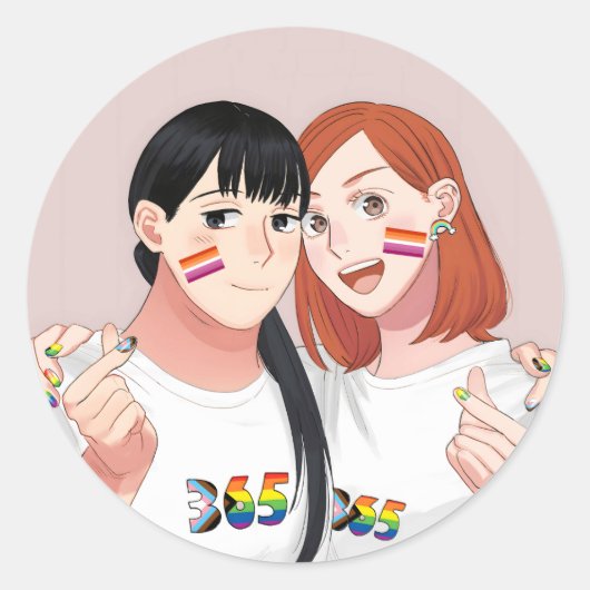 作り台女と旅たい女 |プライド ラウンドシール (正面)
