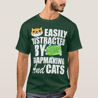 作り物や猫に気を散らされやすい石鹸置き Tシャツ