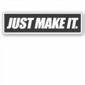 作るだけ シール (正面)