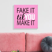 作るまで偽物にする キャンバスプリント (インサイチュ (リビング))