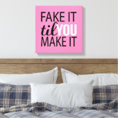 作るまで偽物にする キャンバスプリント (インサイチュ (寝室))