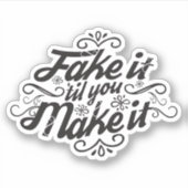 作るまで偽物にする シール (正面)