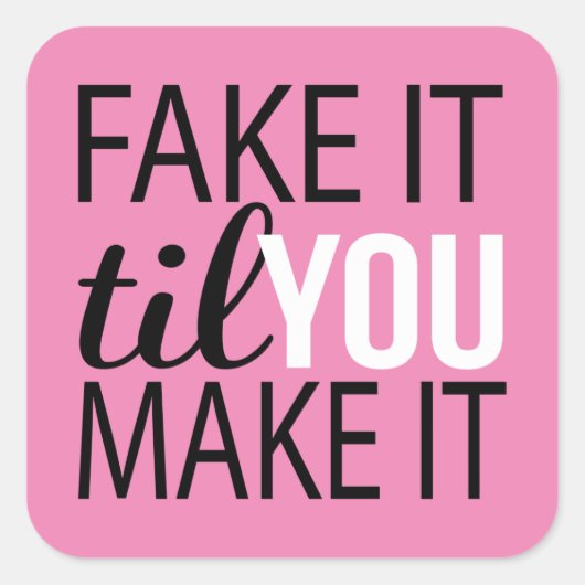 作るまで偽物にする スクエアシール (正面)