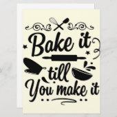 作るまで焼く |ベイカーおもしろい料理 メニュー (正面/裏面)
