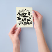 作るまで焼く |ベーキングベーカー チラシ (手)