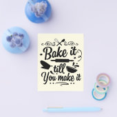 作るまで焼く |ベーキングベーカー チラシ (シングル)