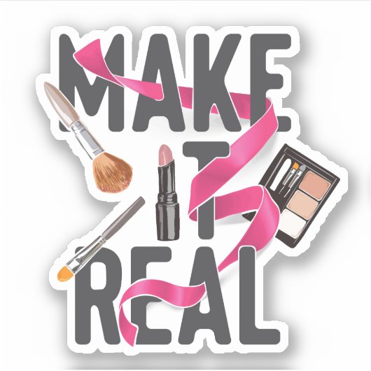 作る実在 シール (正面)