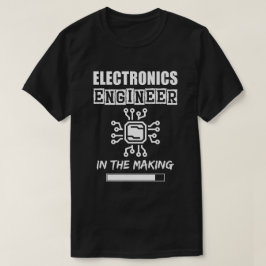 作る電子工学のエンジニア、プレーンなテクスチャ Tシャツ