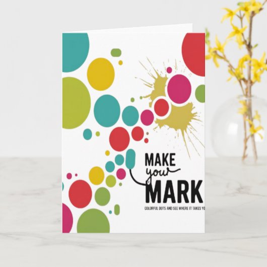 作る カード (黄色い花)