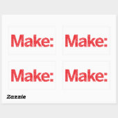 作る 長方形シール (シート)