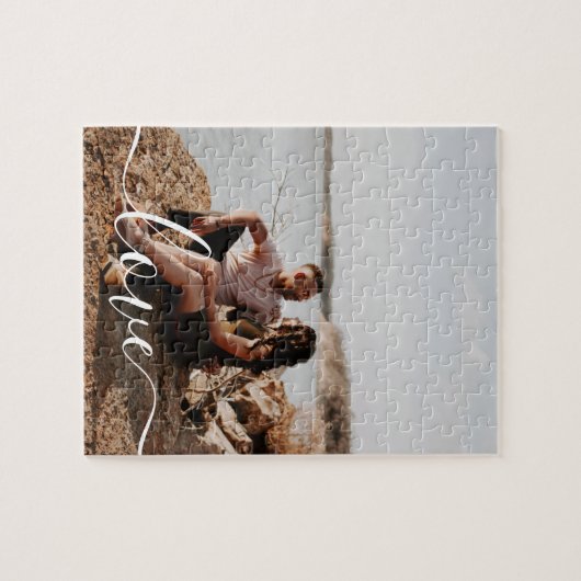 作カスタム成したパーソナライズされた写真は自分で ジグソーパズル (横)