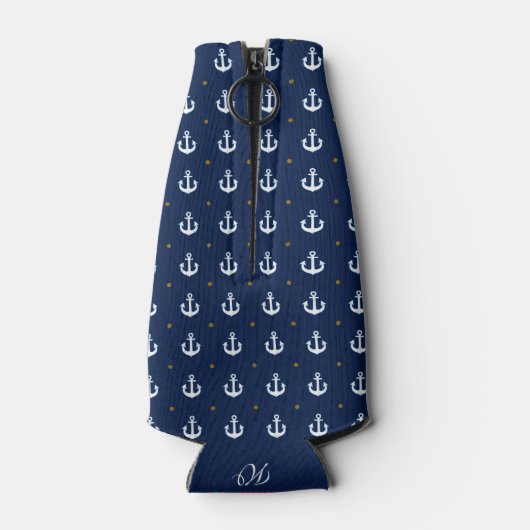 作カスタム成航海のと冷却モノグラムの ボトルクーラー (裏面)