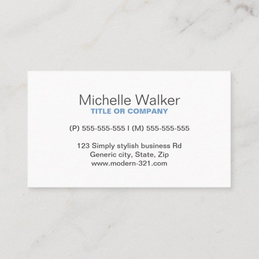 作モダンシンプル業者の編集者青灰色 名刺 (裏面)