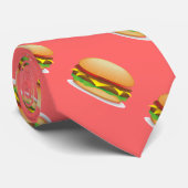 作品のハンバーガー ネクタイ (ロール)