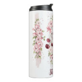 （作品名）　桜の花の水彩画　（名前） タンブラー (回転左)