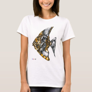 作品番号00002 「機械の魚」 Tシャツ