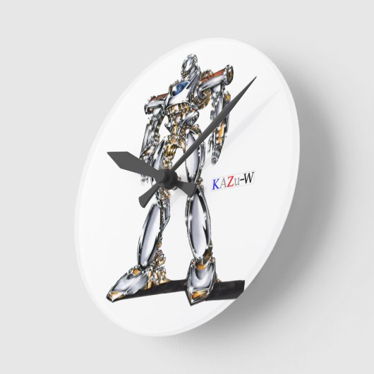 作品番号00003 「ほほえみの歯」 ラウンド壁時計 (傾斜)